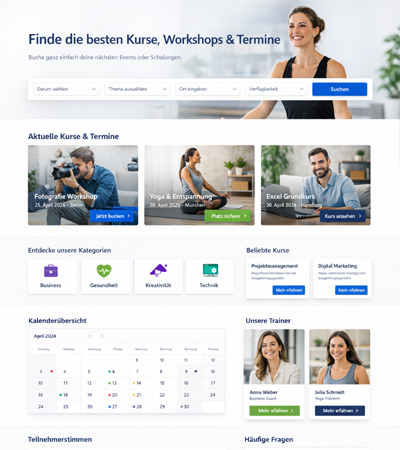 Termin Webseite